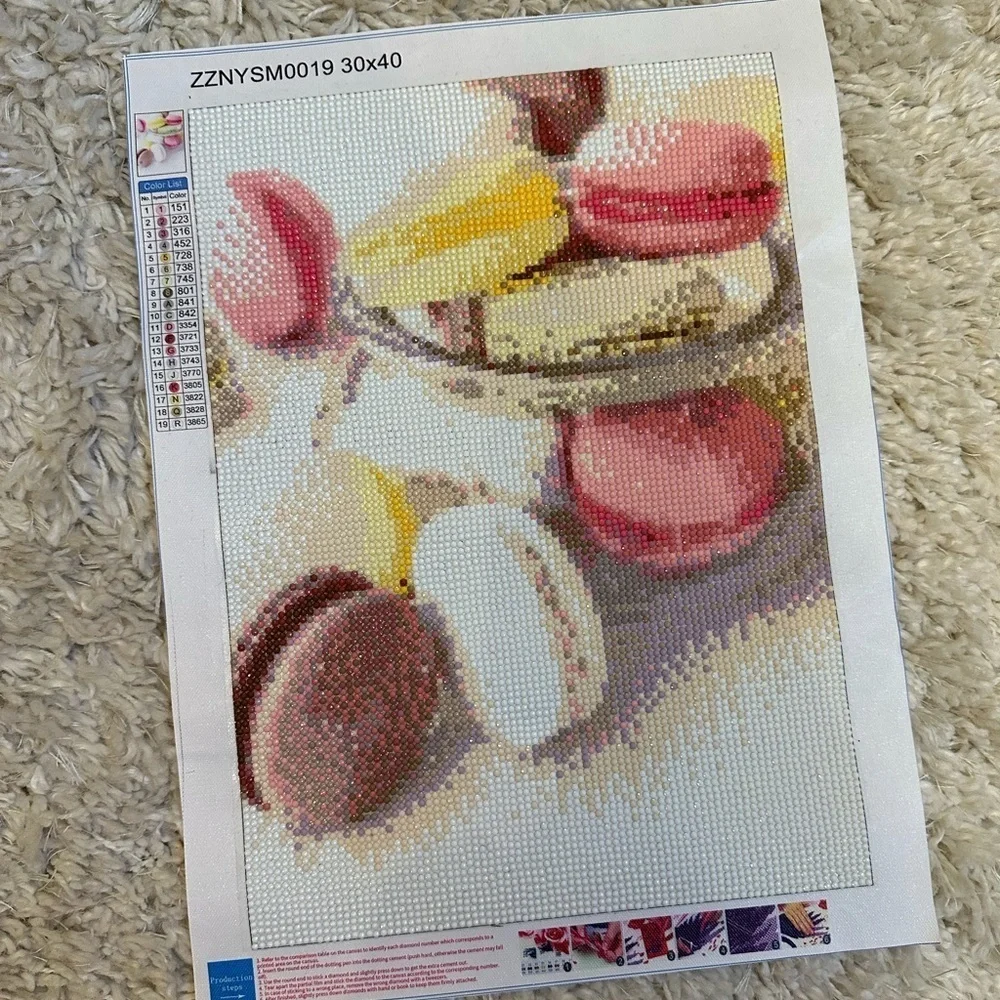 Macaroon Diamond Art - FINISHED
